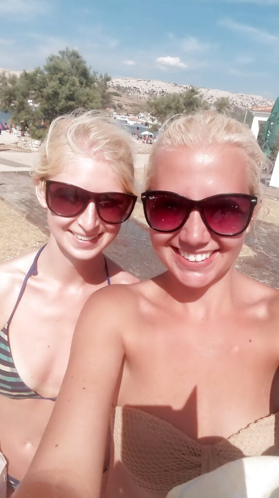 Czech Girlfriend Topless Vacation